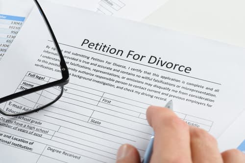 divorce form