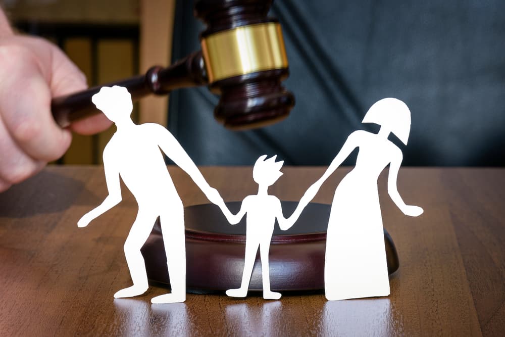 Rights of the child in court when family divorces