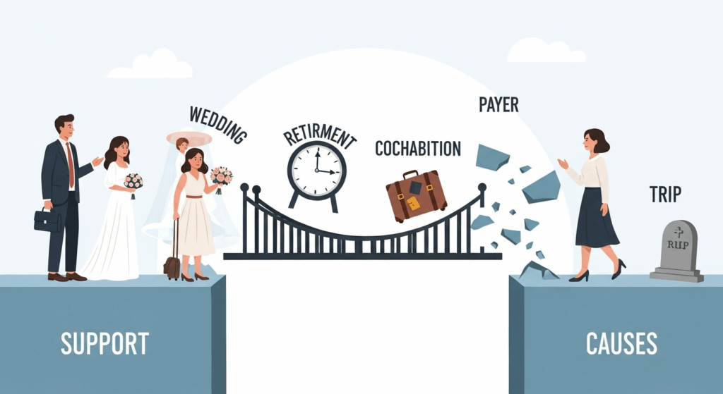 Common Reasons Spousal Support Ends